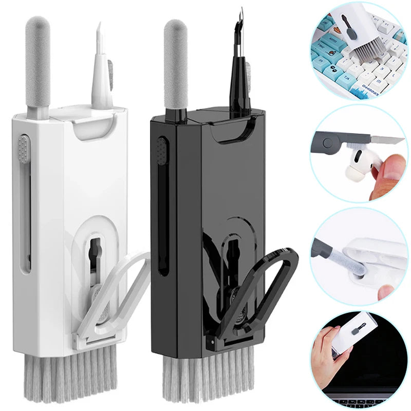 8-in-1 Keyboard & Electronics Cleaning Kit – Laptop, Headphone & Screen Cleaner Tool Set