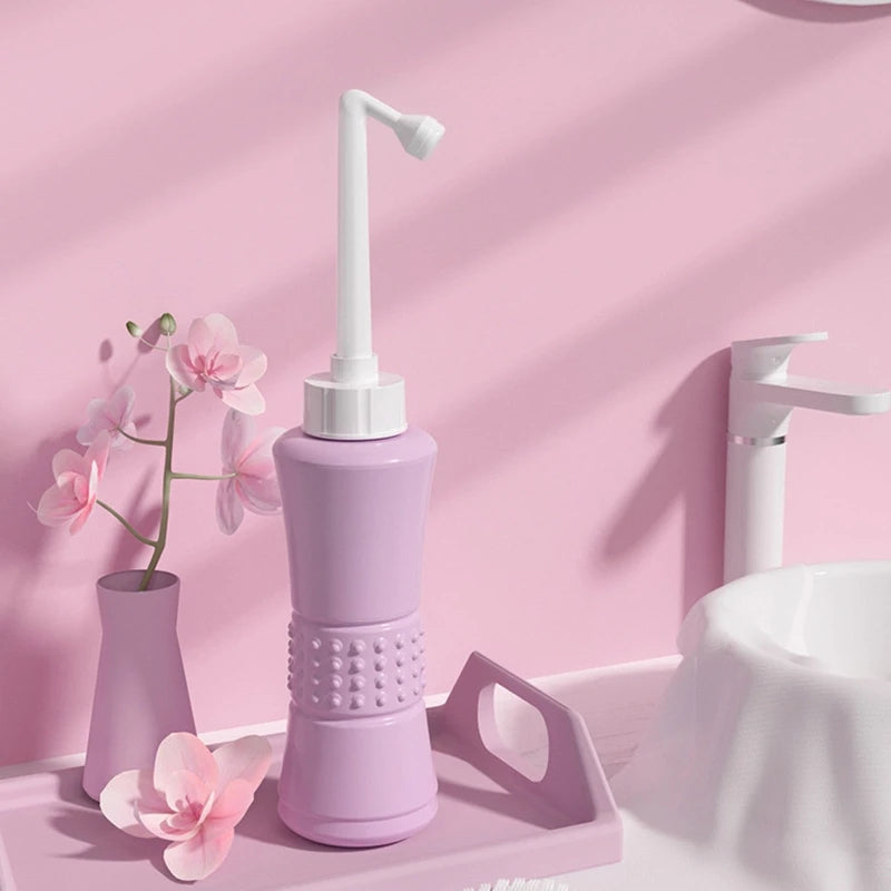 500ml Portable Handheld Bidet Sprayer – Travel Hygiene Bottle for Personal & Postpartum Care