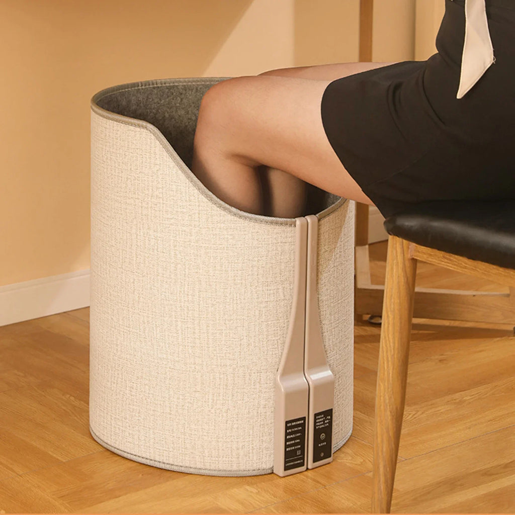 Folding Portable Electric Feet Heater – Far Infrared Under-Table Leg Warmer for Home & Office