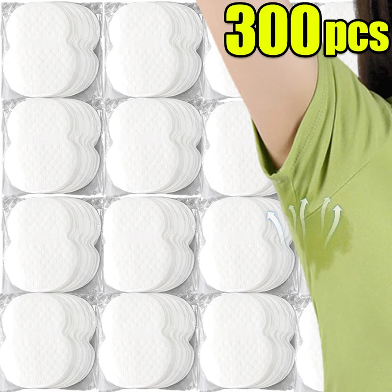 Disposable Underarm Sweat Pads (10–300PCS) – Ultra-Thin Sweat-Absorbing Armpit Patches