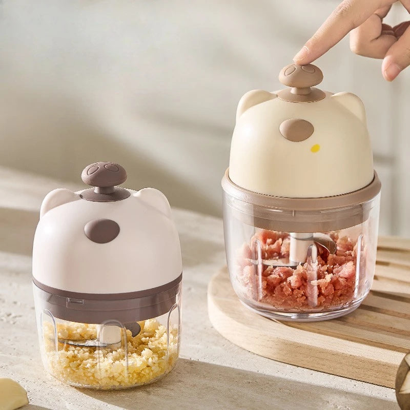 Electric Meat Grinder & Food Processor – 5L Stainless Steel Multi-Function Kitchen Blender, Vegetable Slicer, and Meat Mincer