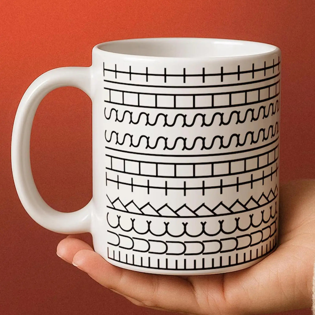 Hidden Message Ceramic Coffee Mug – Funny & Inspirational Breakfast, Latte, Tea, or Cocoa Cup