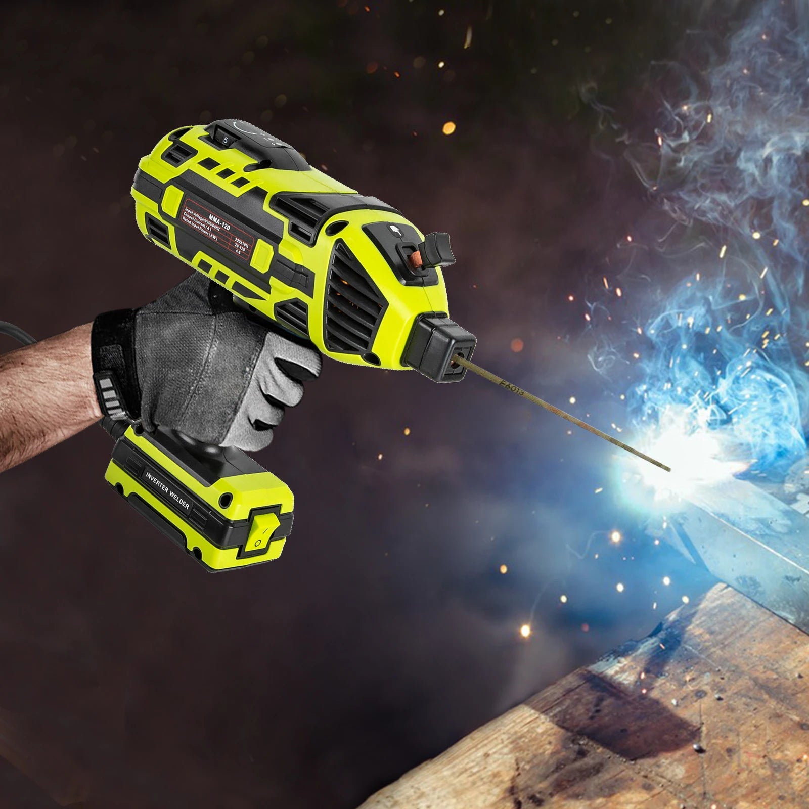 Handheld ARC Welding Machine – Green Upgraded IGBT Inverter with 6-Stage Current Adjustment