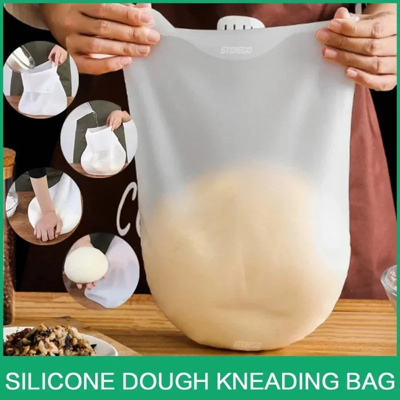 Food-Grade Silicone Dough Kneading Bag – Mess-Free Dough Mixer for Bread, Pastry & Pizza