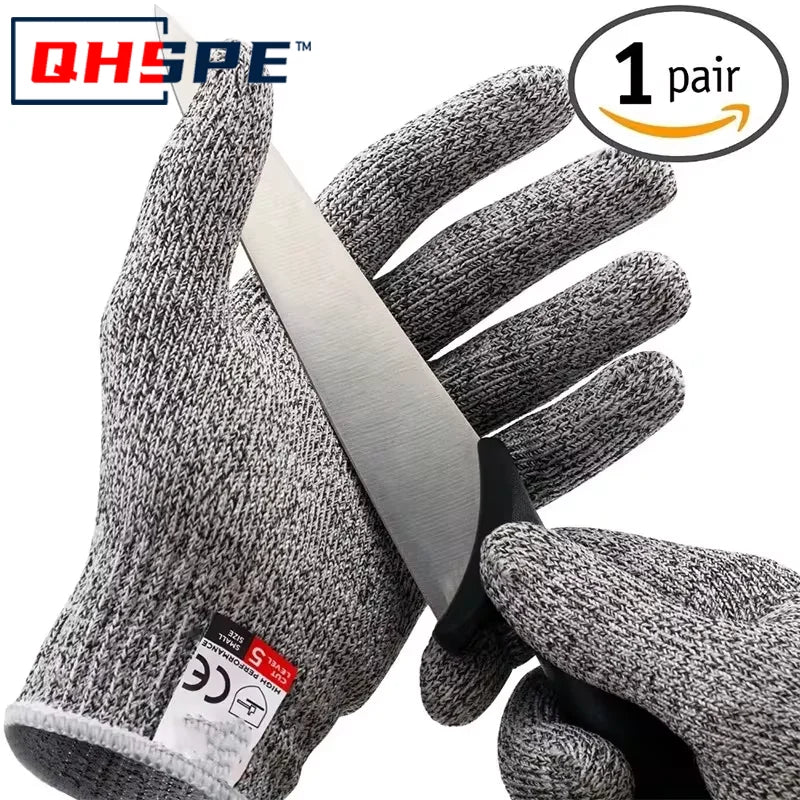 Level 5 HPPE Anti-Cut Gloves – Cut-Resistant, Anti-Thorn & Wear-Resistant Safety Gloves