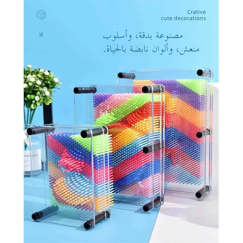 3D Creative Handprint Sculpture Toy – Needle Painting & DIY Birthday Gift for Kids