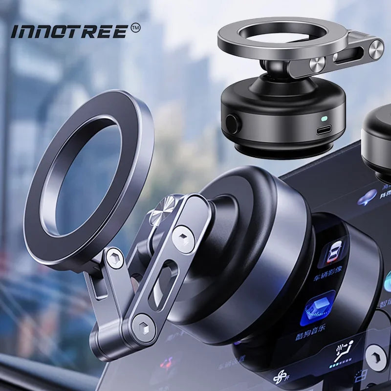 2025 X93 Magnetic Car & Desktop Holder – 360° Rotating Adsorption Bracket for Car, Wall, Bathroom, and Vlog