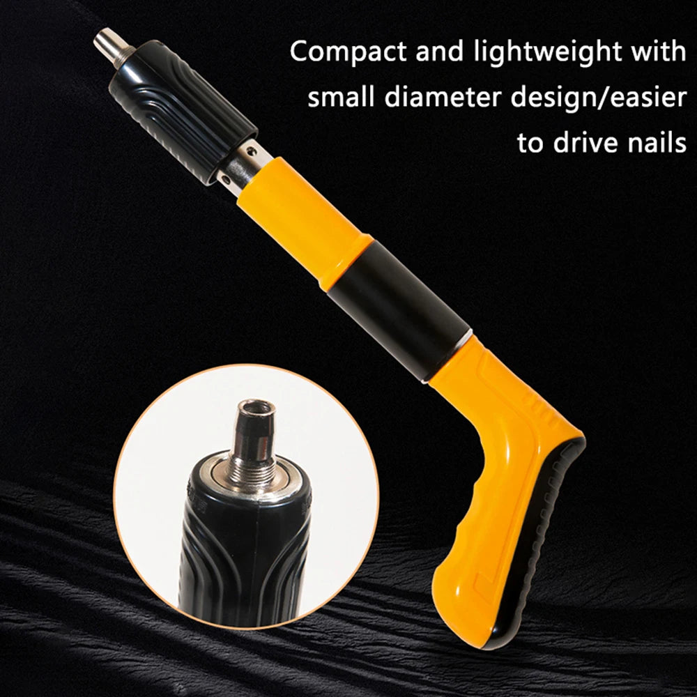 2023 Handheld Powerful Concrete Nail Gun – Mini Cannon Nailer for Wall, Flooring & Roofing