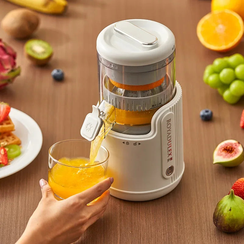 Large-Diameter Orange Juicer – Fruit & Vegetable Juice and Pulp Separator for Home and Tea Shop