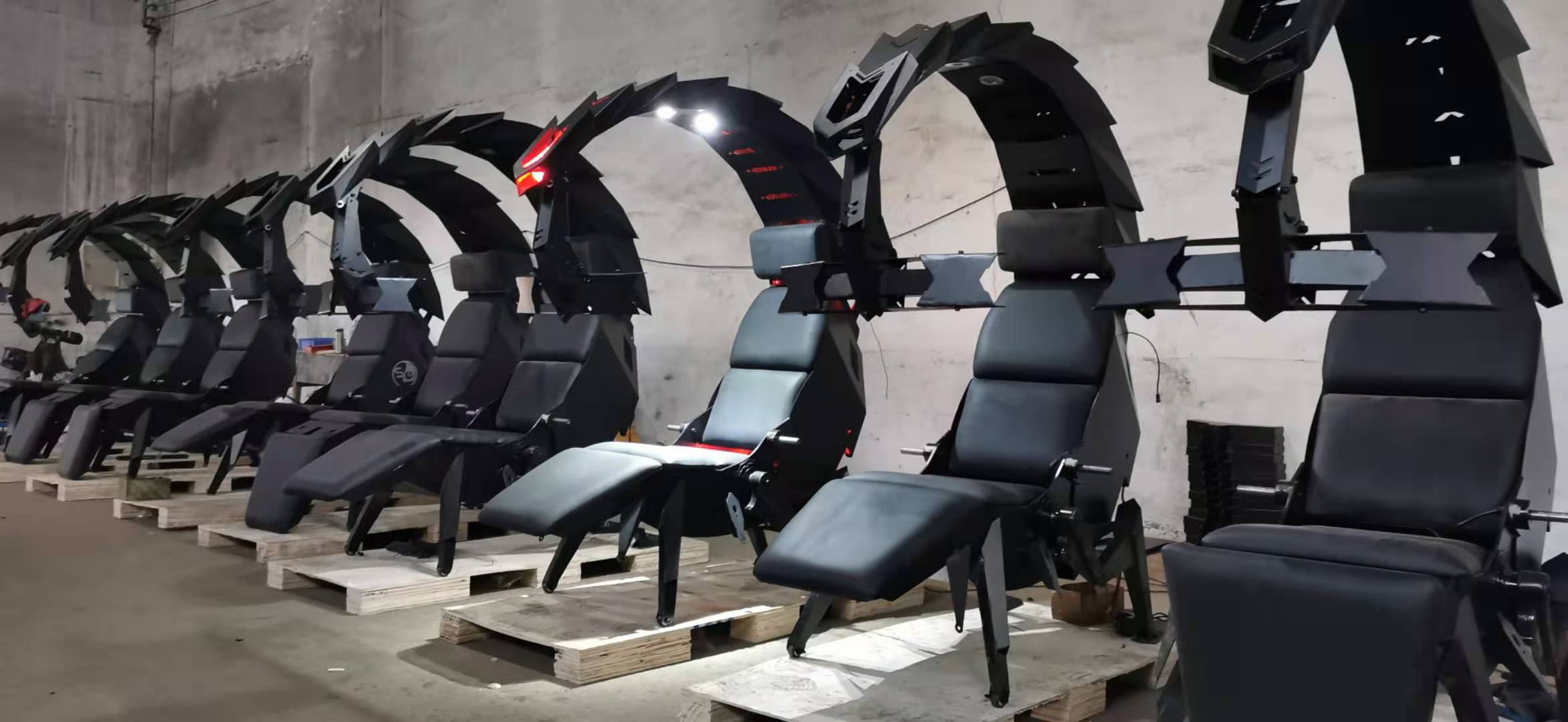 Zero Gravity Gaming Workstation Chair – RGB Recliner Cockpit with LED Lights & Built-in Speakers