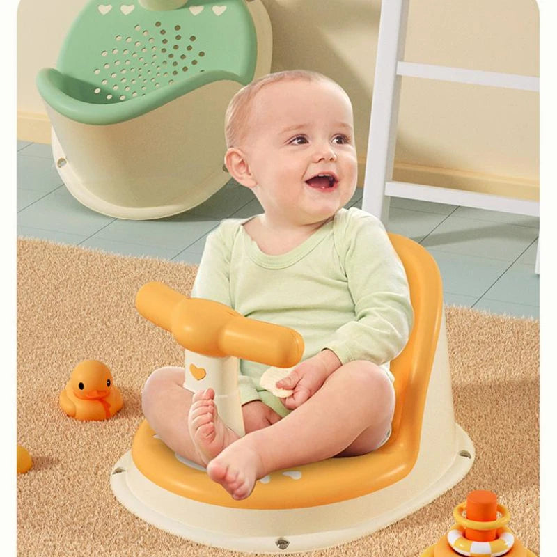 Children’s Portable Shower Seat – Safe & Comfortable Shower Stand for Newborns and Young Kids