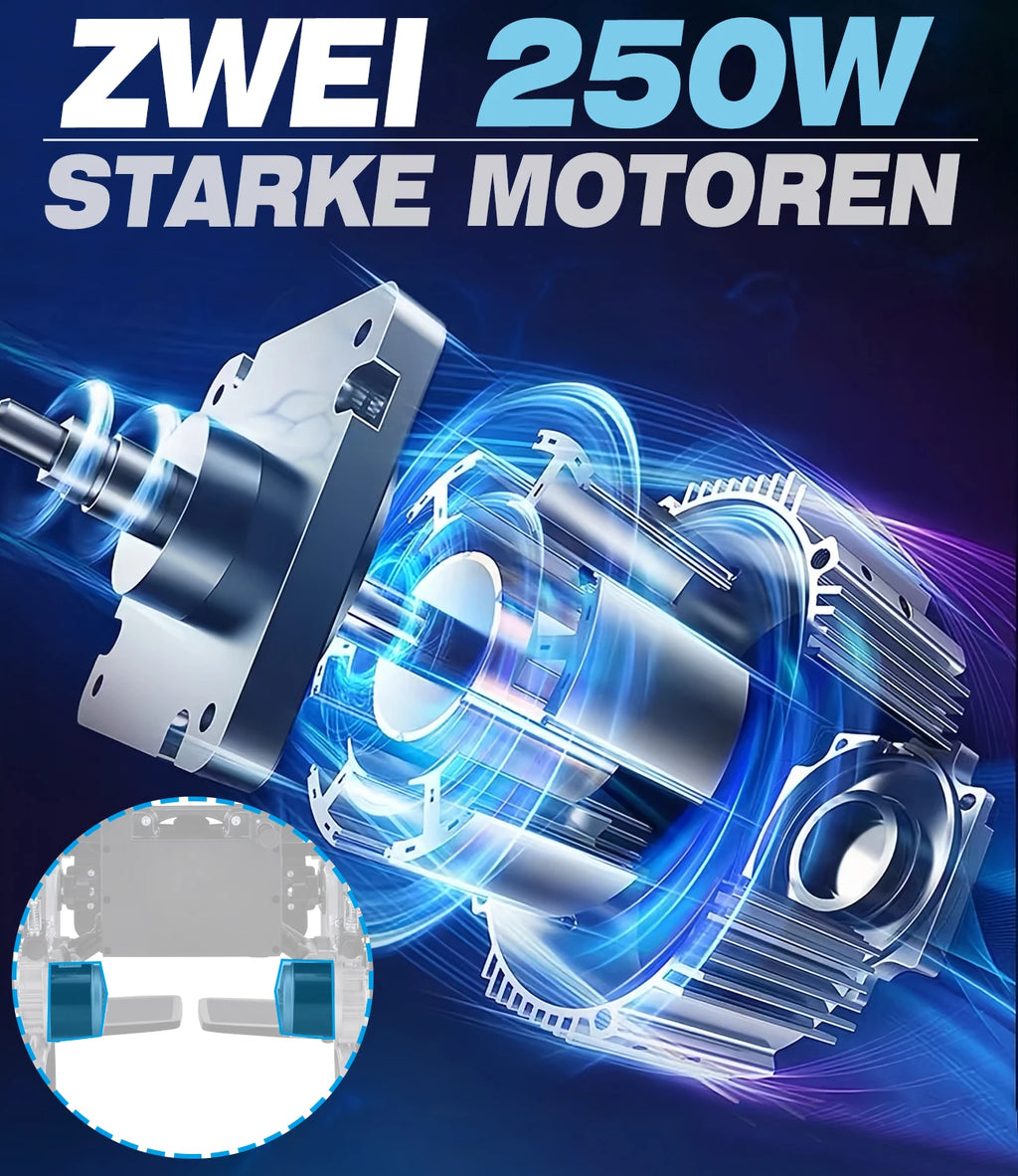 Electric Folding Wheelchair for Adults – Power Mobility Chair with Long-Lasting Support for Seniors