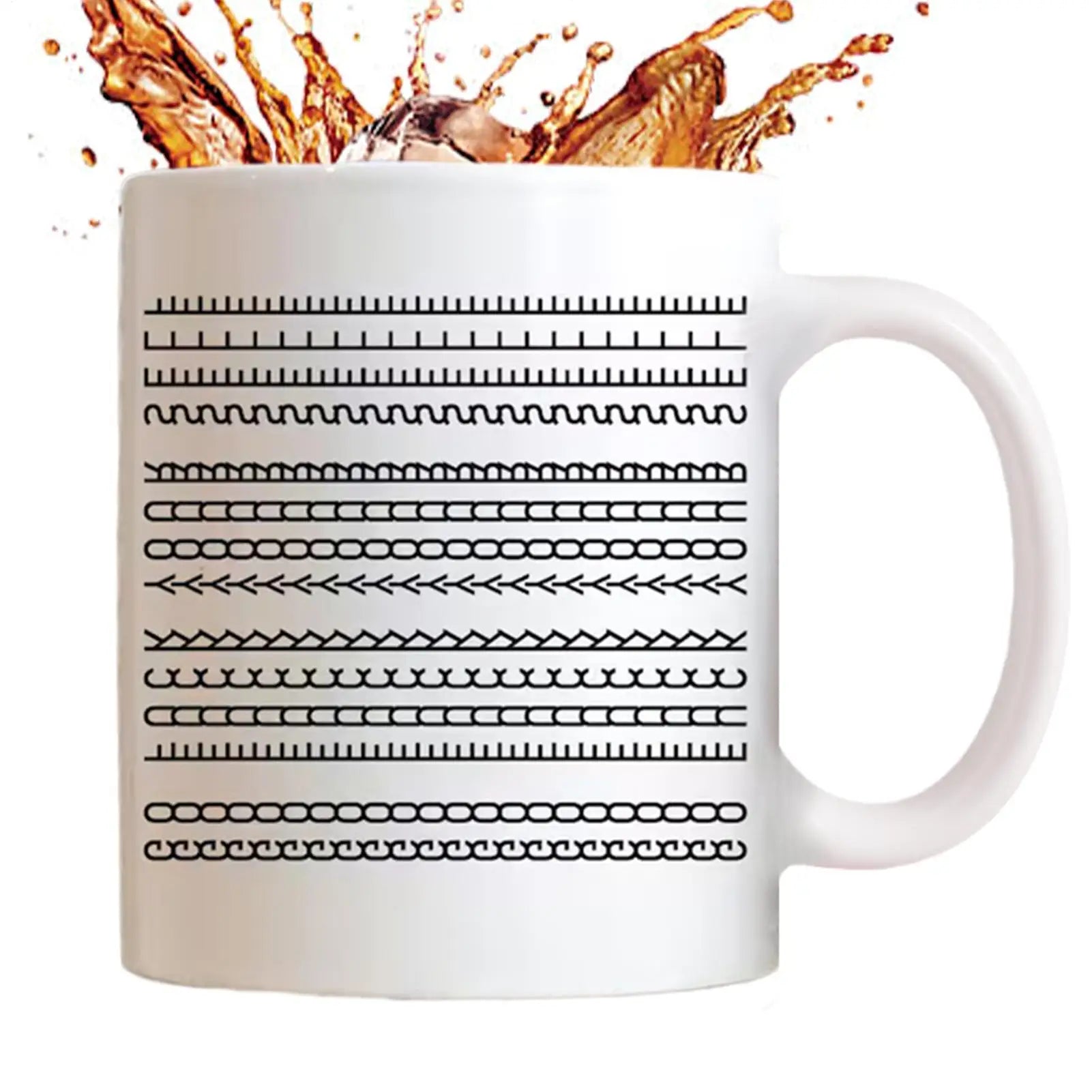 Hidden Message Ceramic Coffee Mug – Funny & Inspirational Breakfast, Latte, Tea, or Cocoa Cup