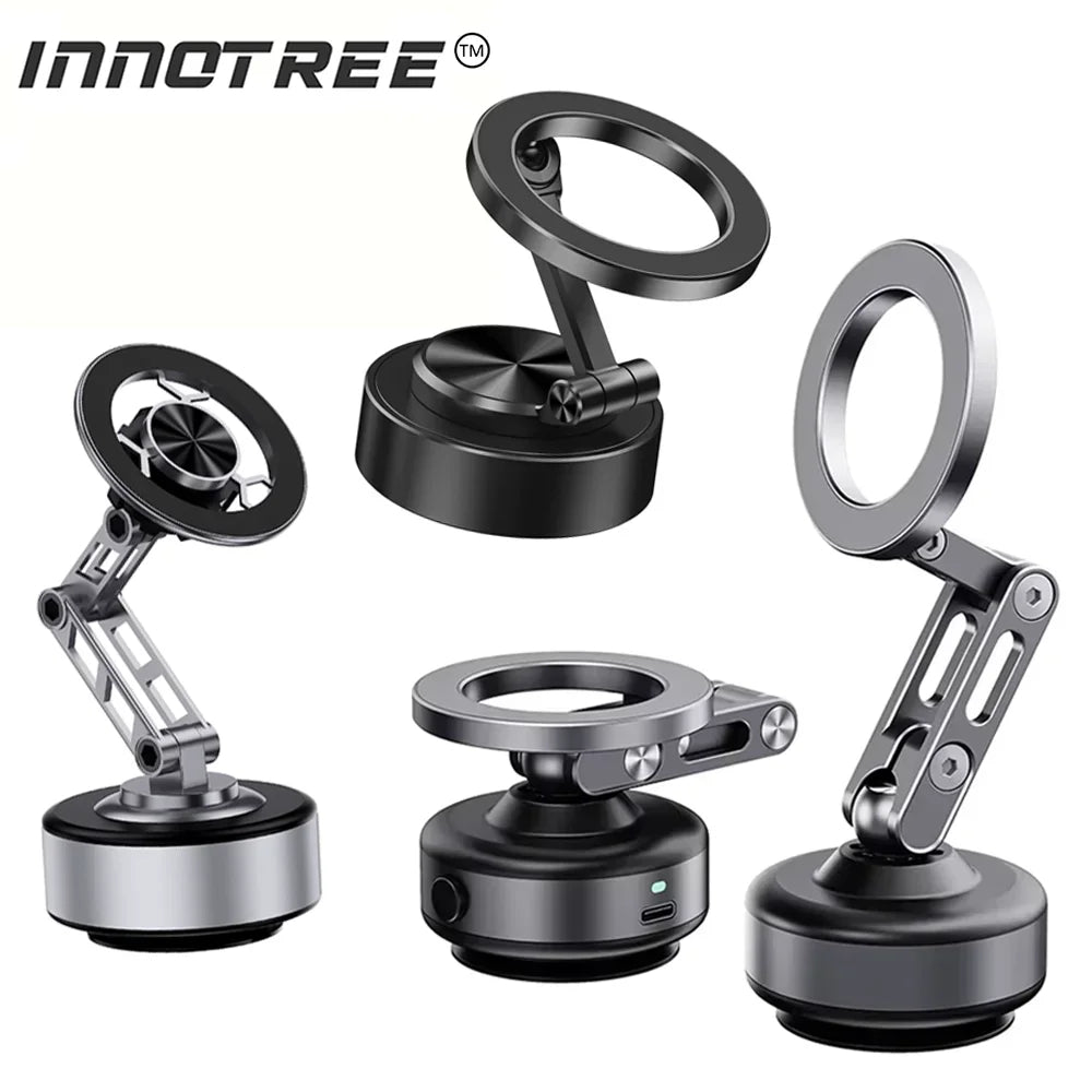 2025 X93 Magnetic Car & Desktop Holder – 360° Rotating Adsorption Bracket for Car, Wall, Bathroom, and Vlog