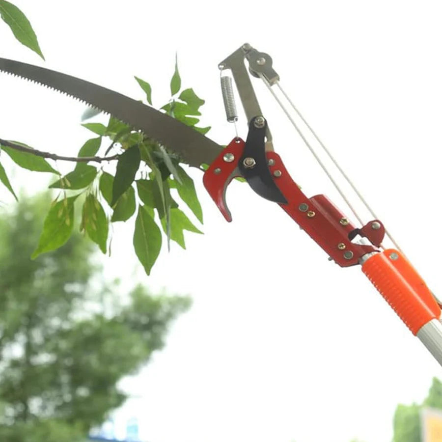 High-Altitude Pulley Tree Pruner – Pole Pruning Scissors with Saw for Professional Gardening
