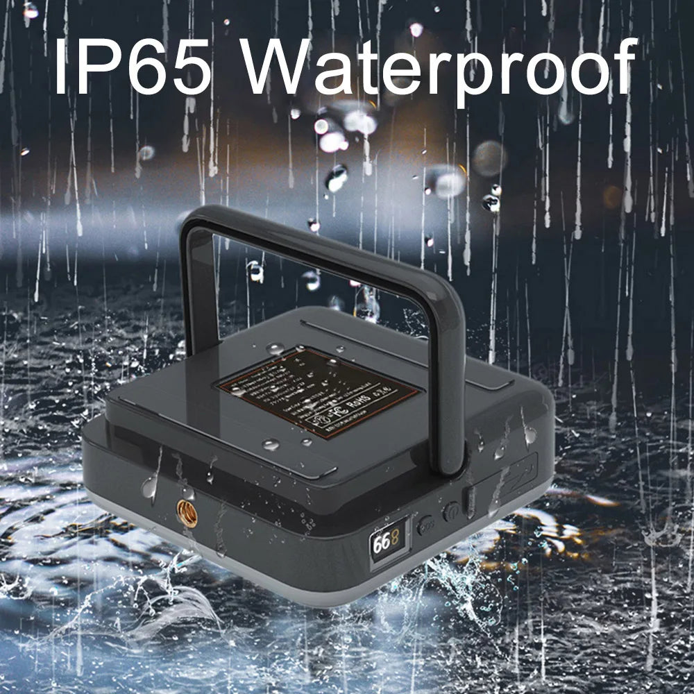 10000mAh Rechargeable Camping Lantern – Portable Outdoor Emergency Light with Magnet & Hanging Hook