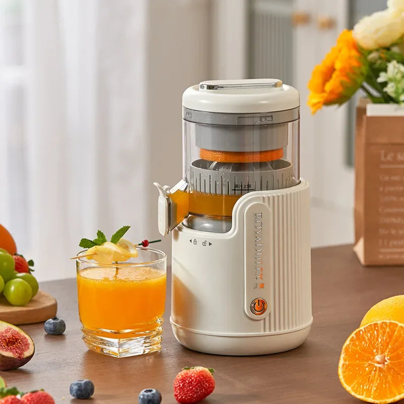 Large-Diameter Orange Juicer – Fruit & Vegetable Juice and Pulp Separator for Home and Tea Shop