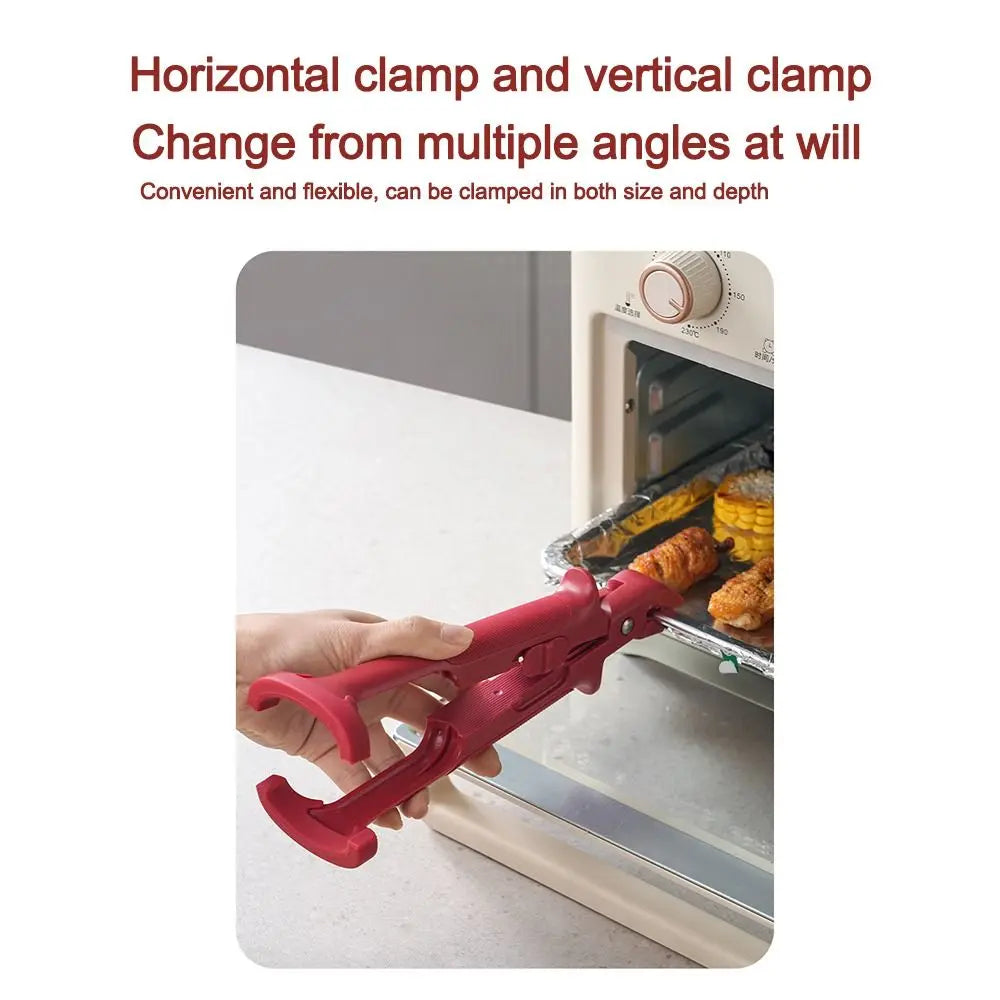 2-in-1 Anti-Scald Silicone Bowl Clip | Non-Slip Heat-Resistant Tongs & Holder Gripper for Hot Meal Bowls