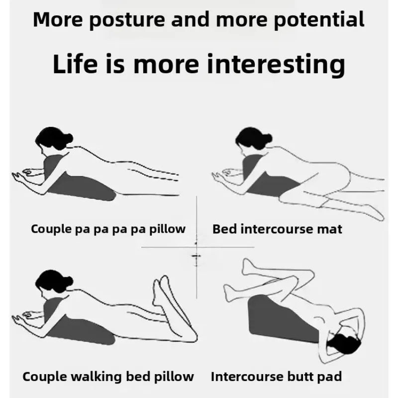 Multifunctional Lying Pillow – Breathable Prone Bed Pillow for Comfort & Support