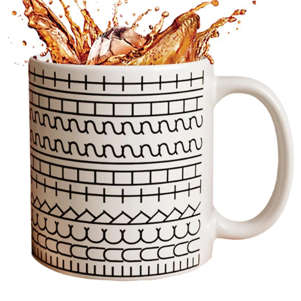 Hidden Message Ceramic Coffee Mug – Funny & Inspirational Breakfast, Latte, Tea, or Cocoa Cup