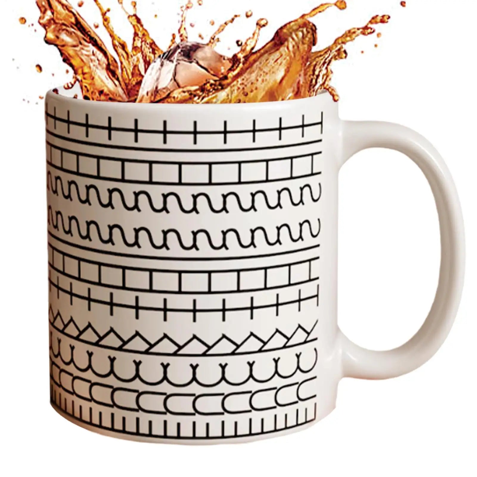 Hidden Message Ceramic Coffee Mug – Funny & Inspirational Breakfast, Latte, Tea, or Cocoa Cup