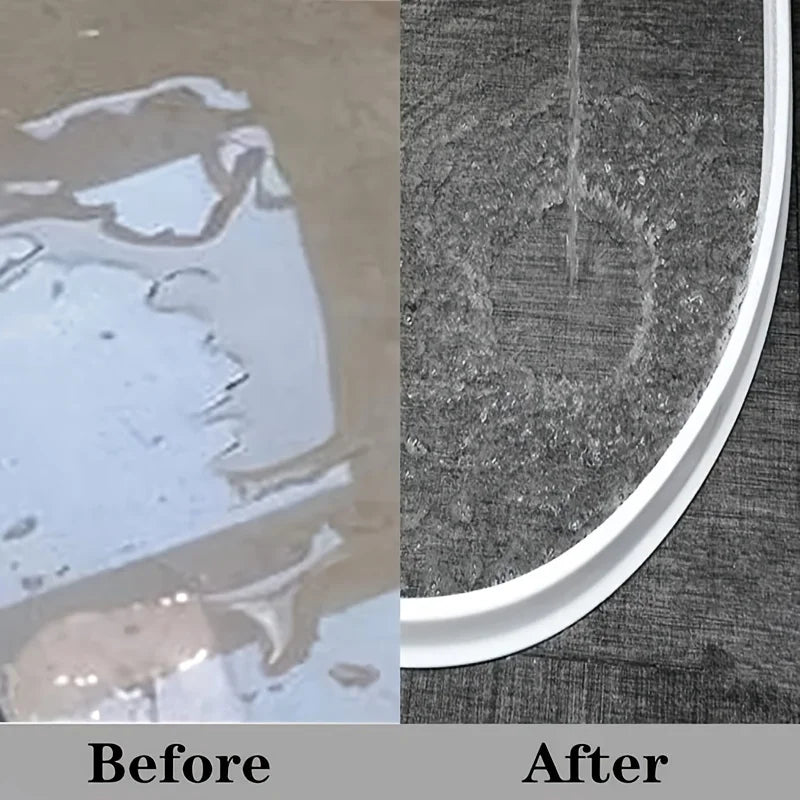 Foldable 2m Shower Threshold Dam – Bathroom Water Barrier for Dry & Wet Separation