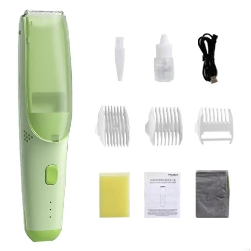 F19F Vacuum Baby Hair Trimmer – USB Rechargeable Quiet Haircut Machine