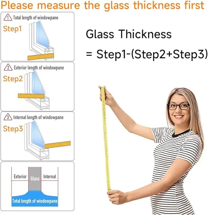 Double-Sided Magnetic Window Cleaner – Automatic Drainage Wiper & Glass Washing Tool for Home