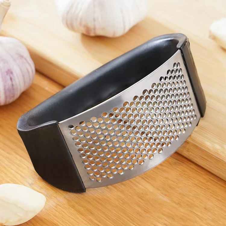 Stainless Steel Garlic Press – Manual Garlic Mincer & Crusher for Easy Kitchen Prep