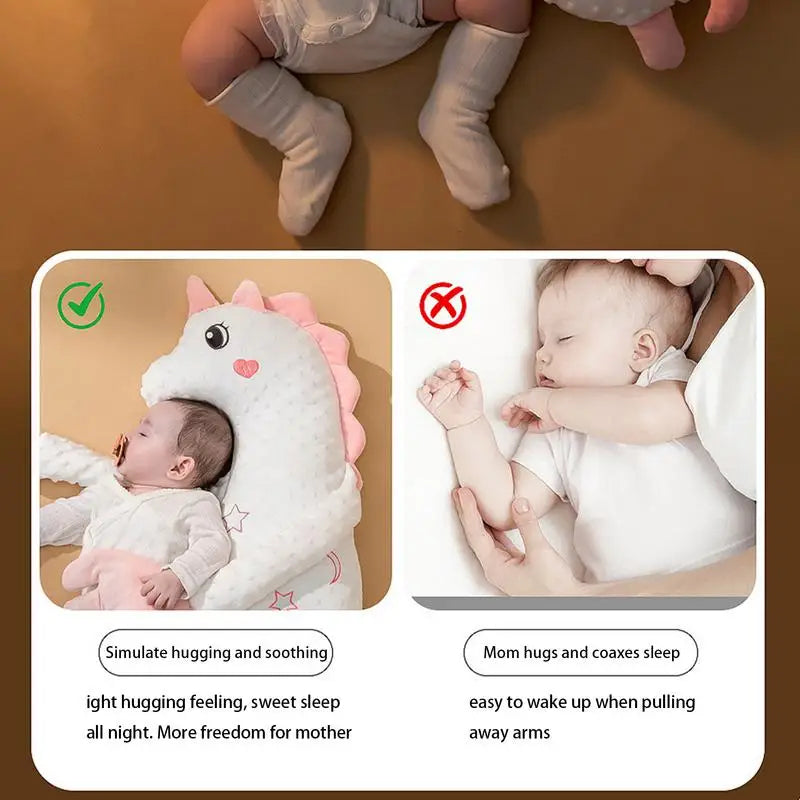 Electric Patting Doll Pillow – Adjustable Speed Baby Sleep Soother with Remote Control, Calming Stuffed Animal Toy