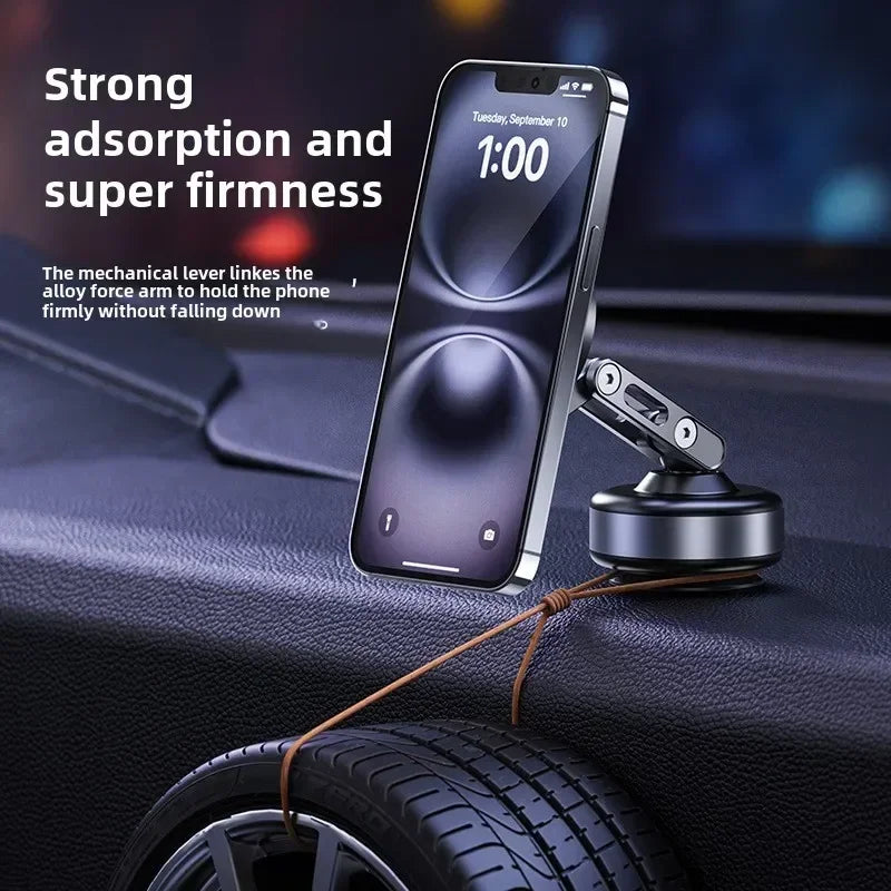 2025 X93 Magnetic Car & Desktop Holder – 360° Rotating Adsorption Bracket for Car, Wall, Bathroom, and Vlog