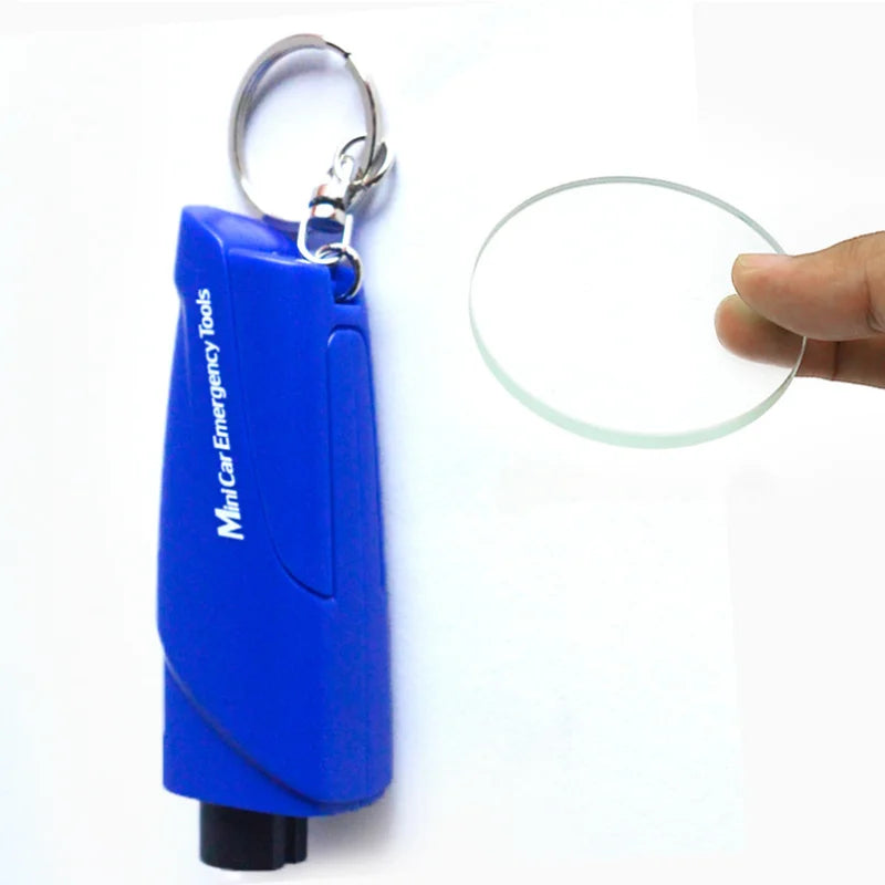 Car Emergency Safety Hammer – Seat Belt Cutter & Window Breaker Life-Saving Tool Keychain