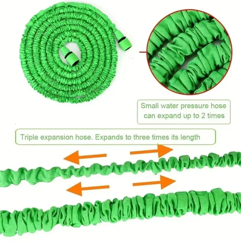 2024 Expandable Magic Hose – High-Pressure Car Wash & Garden Watering Hose with 7 Spray Functions