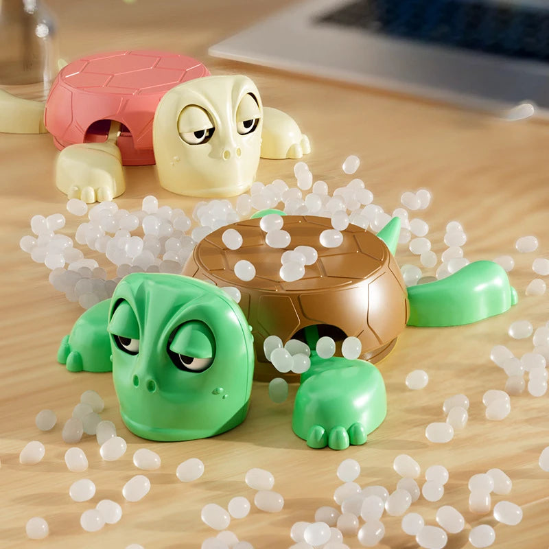 3D Printed Panicked Turtle Coaster – Funny Coffee & Tea Cup Mat for Home or Office