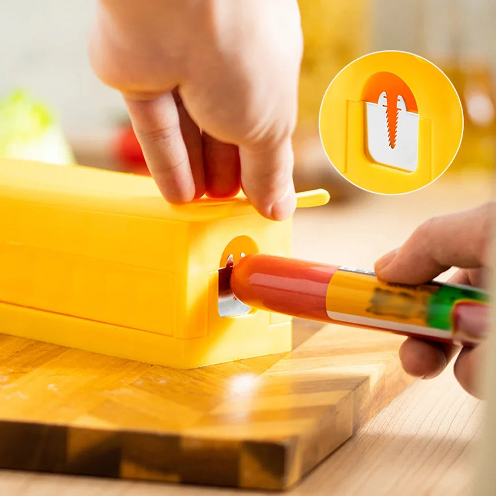 Ham & Sausage Cutting Knife – Hot Dog String Cutter Kitchen Gadget (1 Pc)
