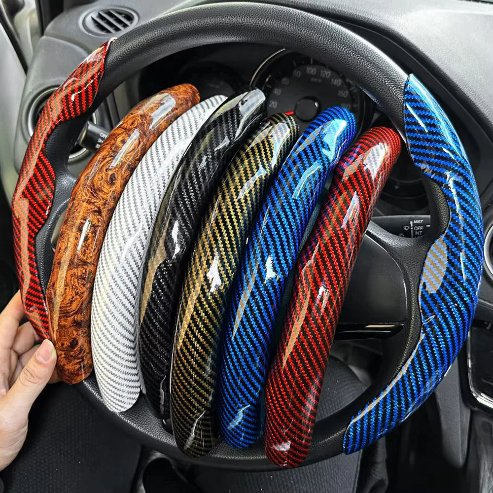 Breathable Leather Car Steering Wheel Cover – Fit for Peugeot 206, 208, 3008, 308 & More