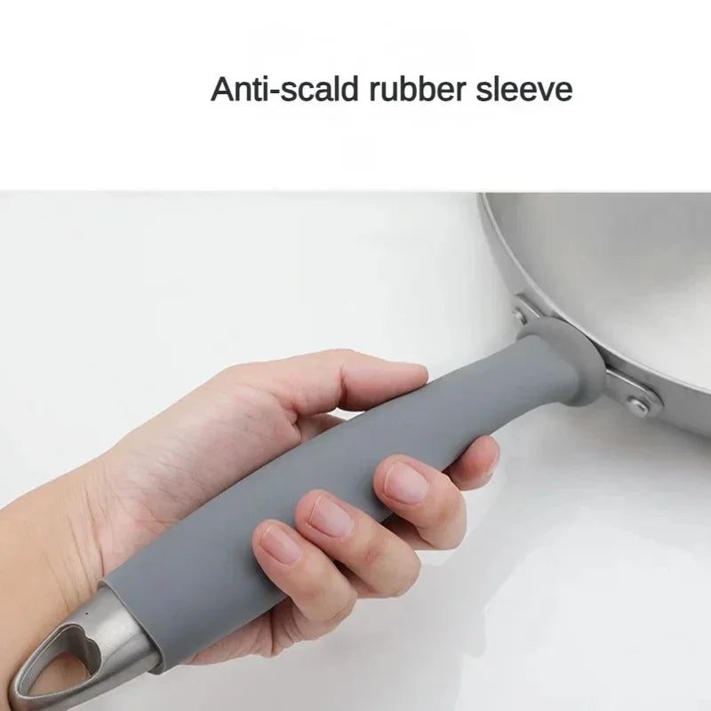 Anti-Scalding Rubber Frying Pan Handle Protector – Heat-Resistant Pot & Pan Handle Sleeve