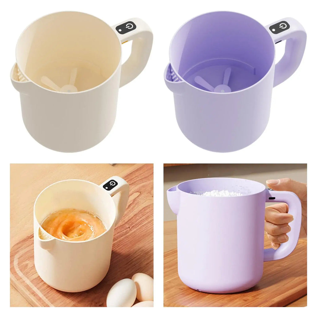 Electric Egg Beater & Rice Washer – Multipurpose Mixing & Whipping Bowl