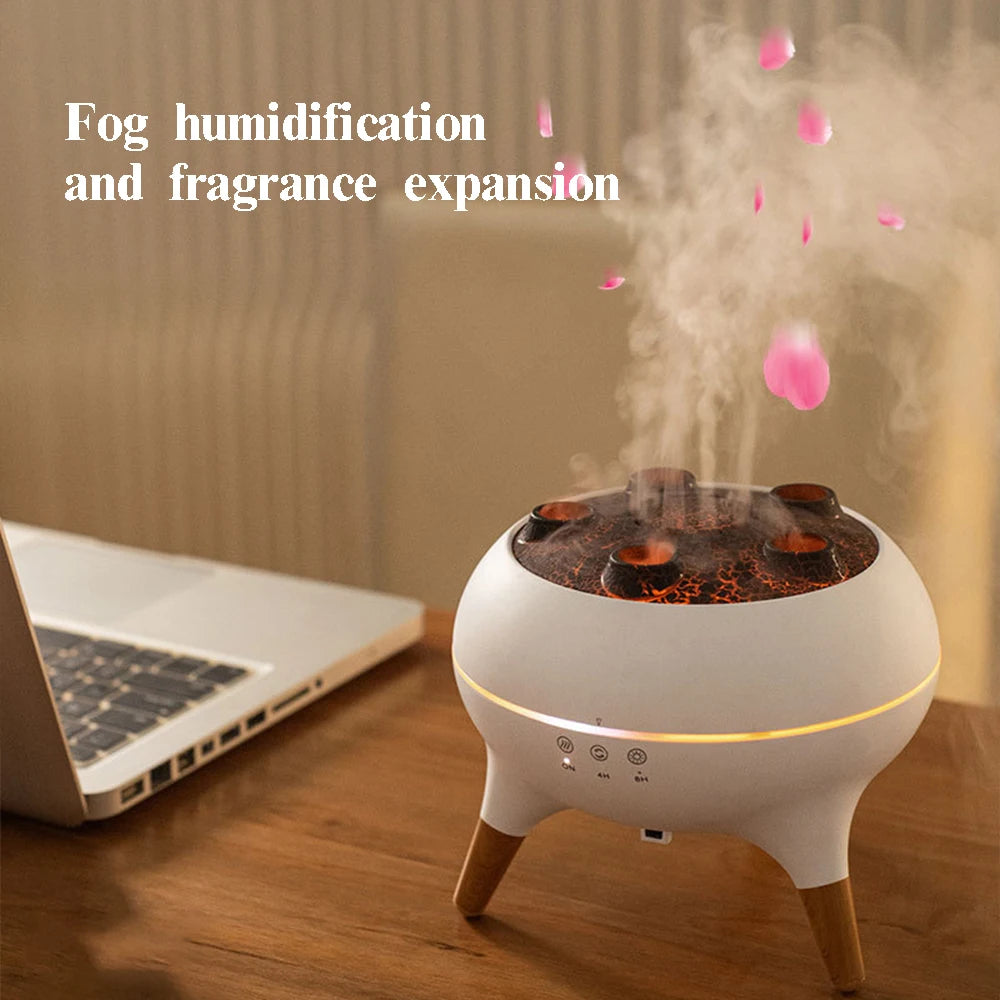 Dynamic Jellyfish Air Humidifier | 250ml Essential Oil Diffuser with Remote Control & 7-Color Night Lights