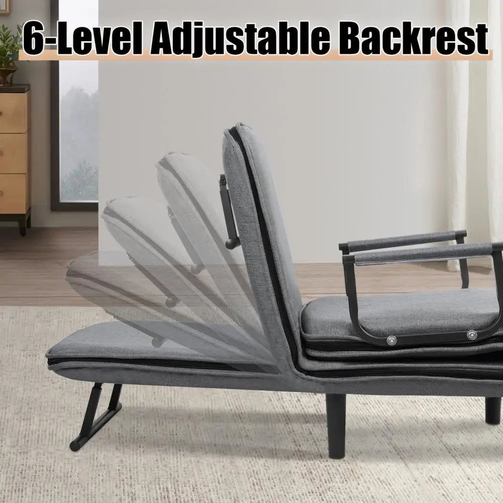 3-in-1 Convertible Sofa Bed – Fold-Out Armchair Bed with Adjustable Backrest & Zipper Cover