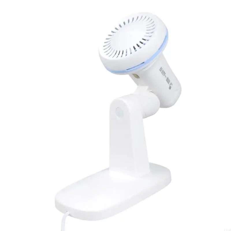 5V USB Wall-Mounted Fan – Space-Saving Quiet Cooling Fan with 39" USB Cord for Bedroom, Kitchen & Bathroom