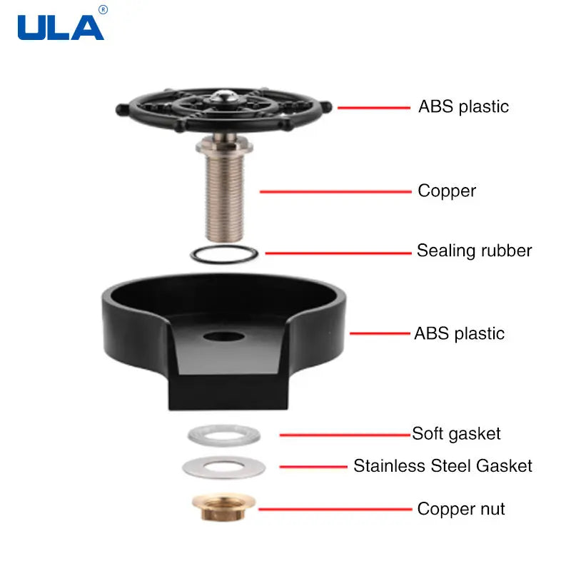 High-Pressure Automatic Glass Rinser – Kitchen Sink Cup Washer for Glasses, Coffee Cups & Bottles