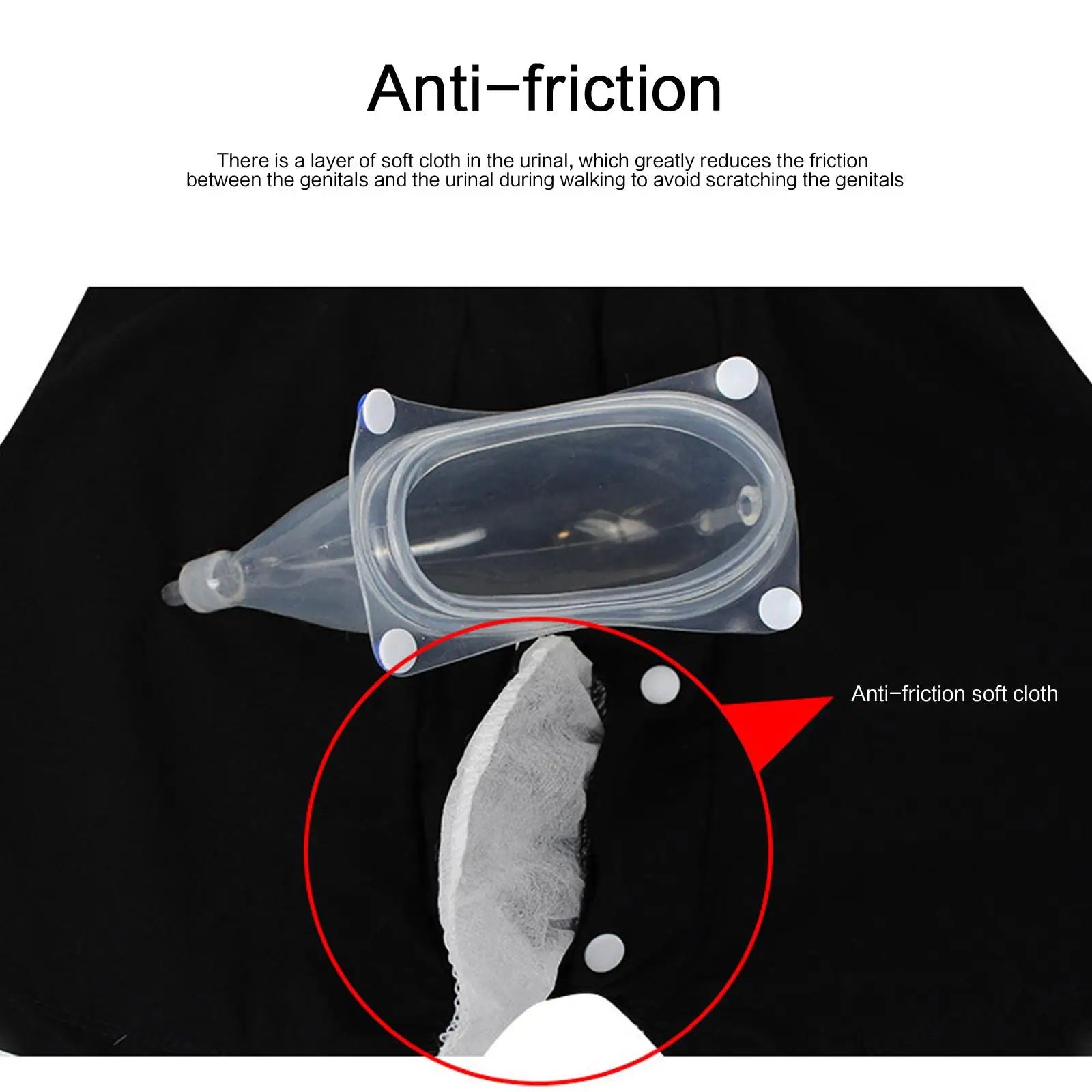 Reusable Urine Collector Bag with Incontinence Underpants – Removable, Easy-Clean Drainage System for Bedridden Use