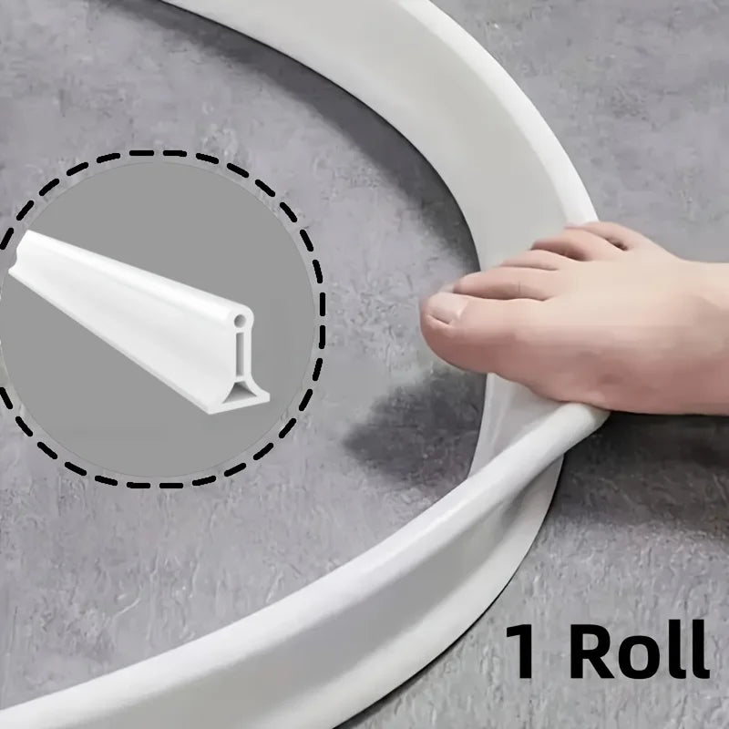 Foldable 2m Shower Threshold Dam – Bathroom Water Barrier for Dry & Wet Separation