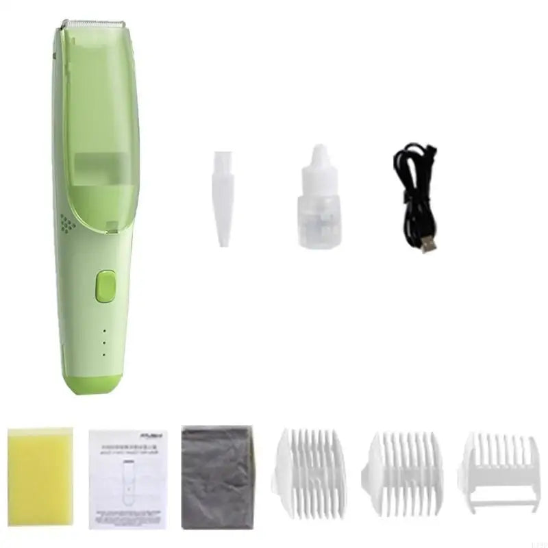 F19F Vacuum Baby Hair Trimmer – USB Rechargeable Quiet Haircut Machine