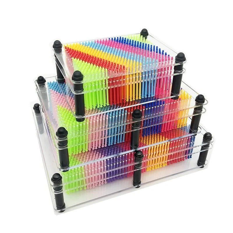 3D Creative Handprint Sculpture Toy – Needle Painting & DIY Birthday Gift for Kids