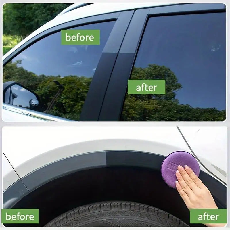 Car Plastic Restorer Back to Black Gloss – Interior & Trim Renewal Wax Coating