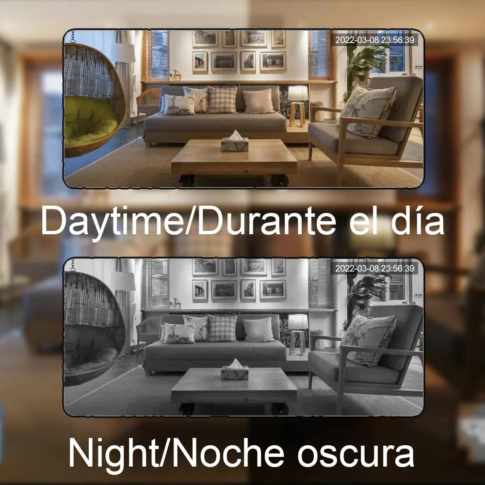 E27 Wireless WiFi Light Bulb Camera – 360° HD Full-Color Home Security Monitoring with Mobile Remote