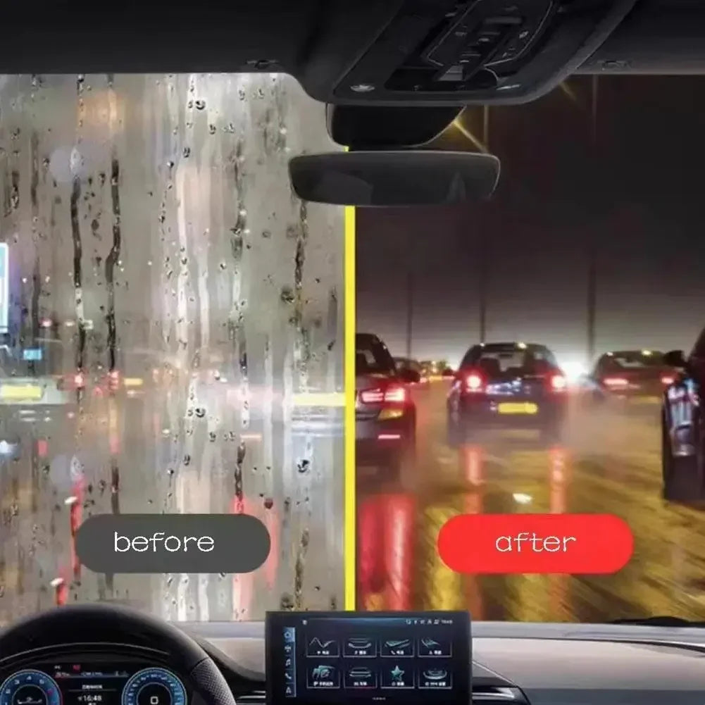 Car Glass Oil Film Remover – Windshield Cleaning Board with Hydrophobic Coating Tool