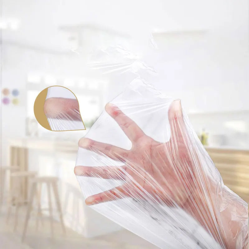 10pcs/roll Drawstring Garbage Bags – Thickened Household Trash Bags with Dispenser for Kitchen & Cleaning